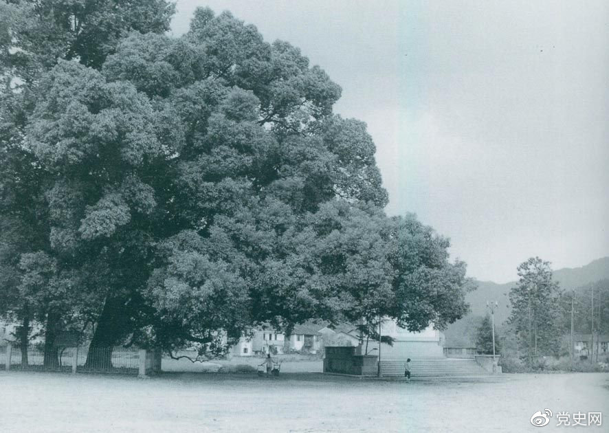 江西永新縣三灣村。1927年9月29日，毛澤東在這里主持召開前委擴大會議，對部隊進行改編，奠定了建設(shè)新型人民軍隊的基礎(chǔ)。